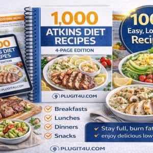 image for 1000 atkins diet recipes from Plugit4u.com