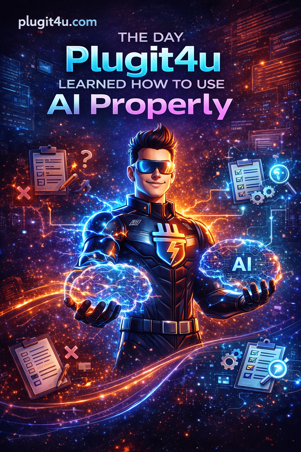 The Day Plugit4u Learned How to Use AI Properly image.