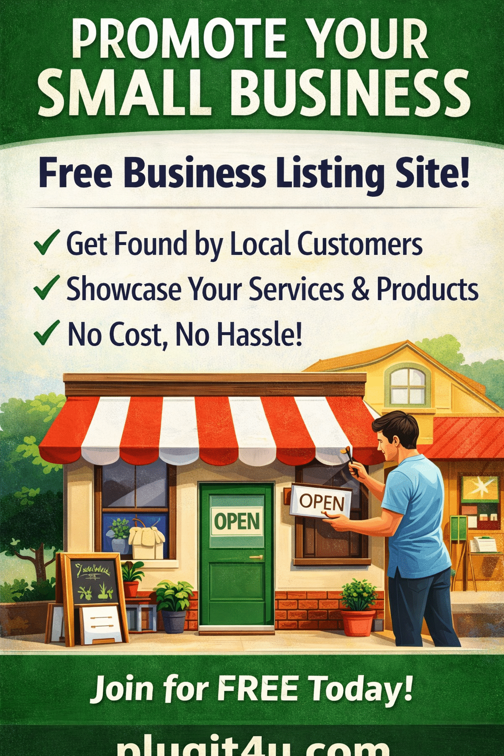 Free Business Listing for Small Business Owners plugit4u image
