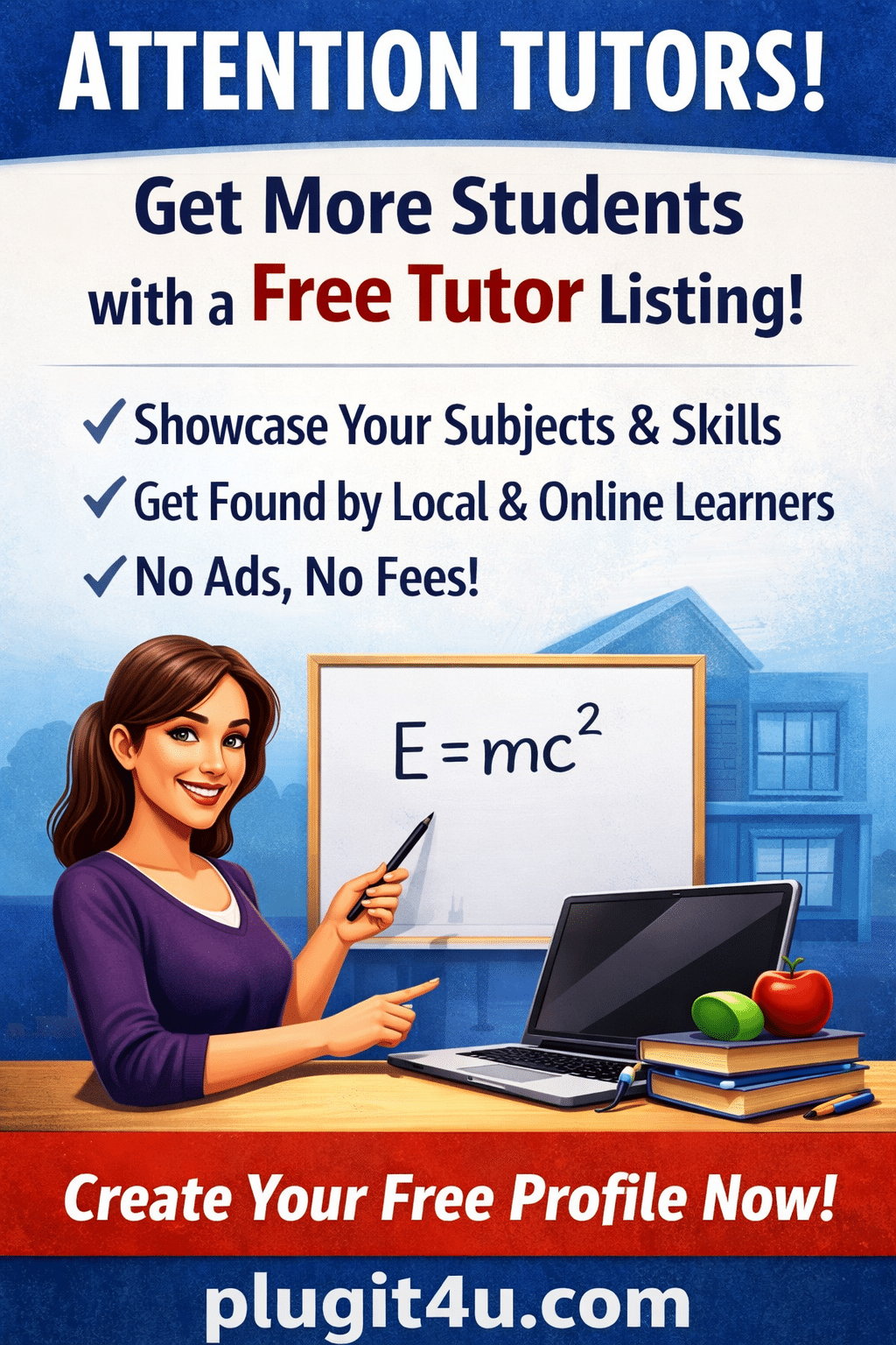 Free Business Listing for Tutors plugit4u.com image