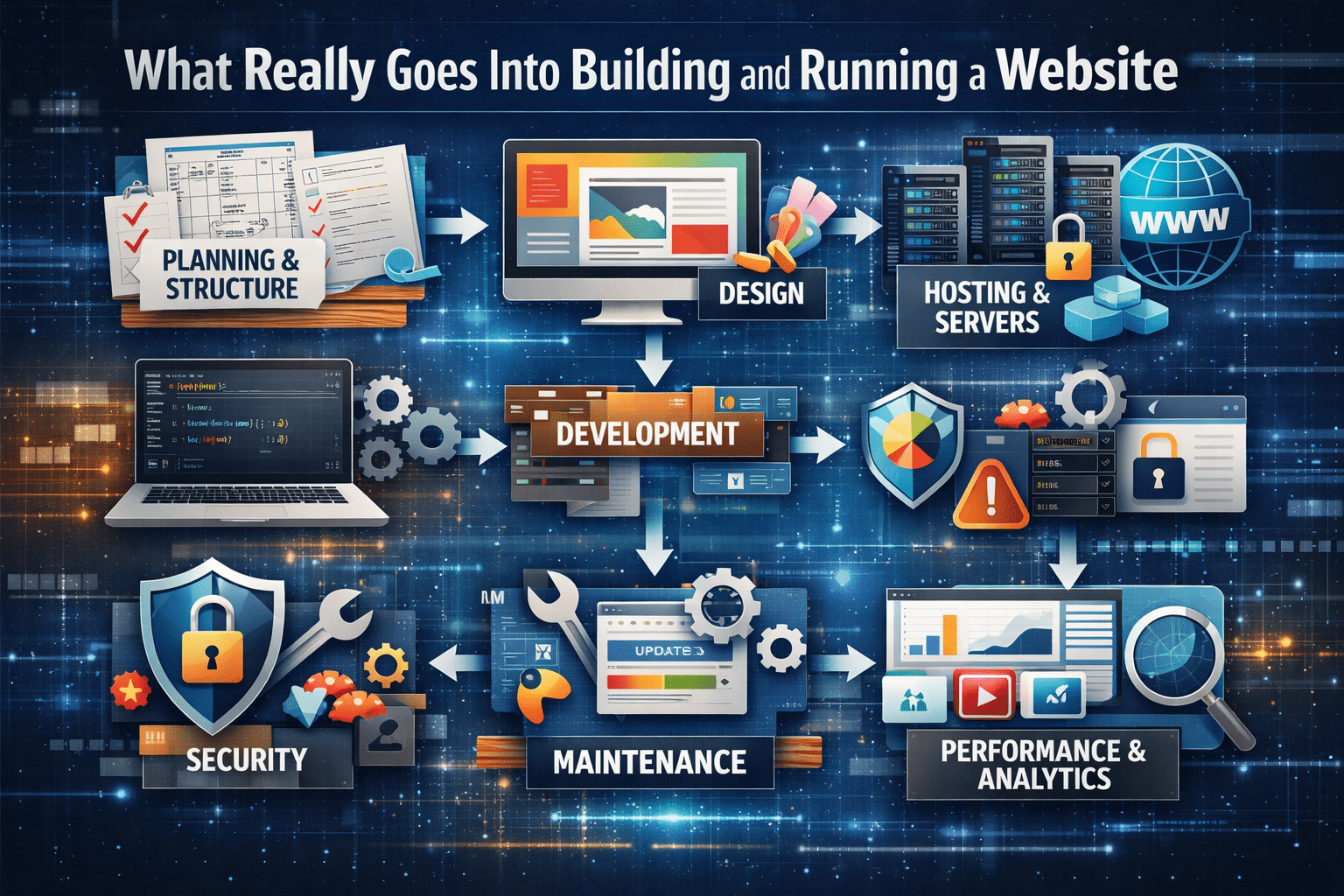 What really goes into making a website Image from Plugit4u.com