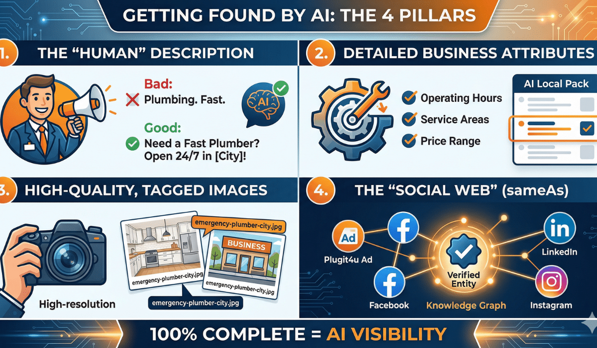 "4 Pillars" infographic.