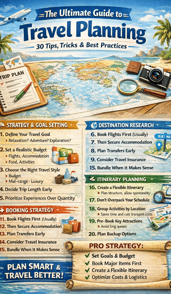 The Ultimate Guide to Travel Planning 30 Tips, Tricks & Best Practices